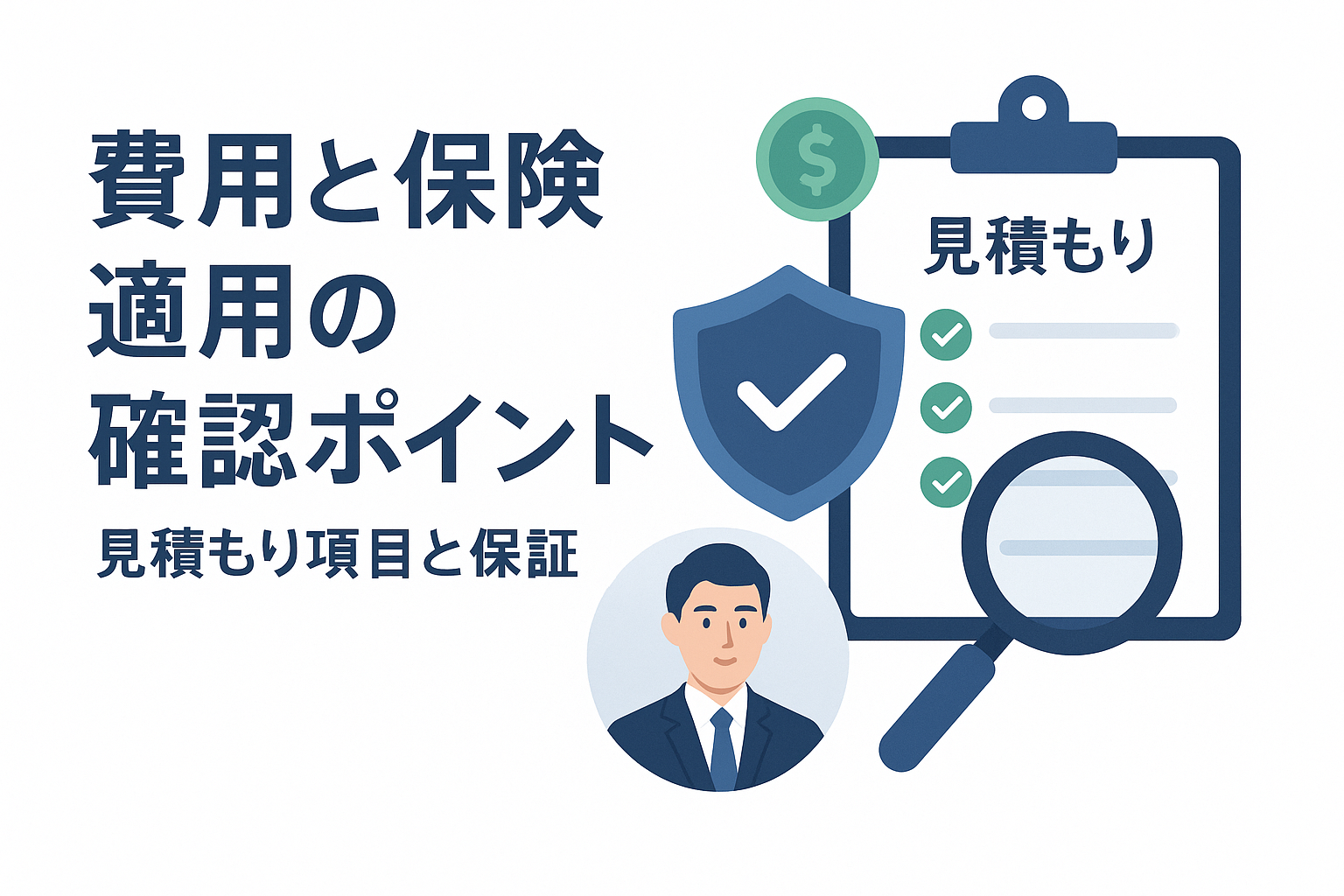 費用と保険適用の確認ポイント（見積もり項目と保証）