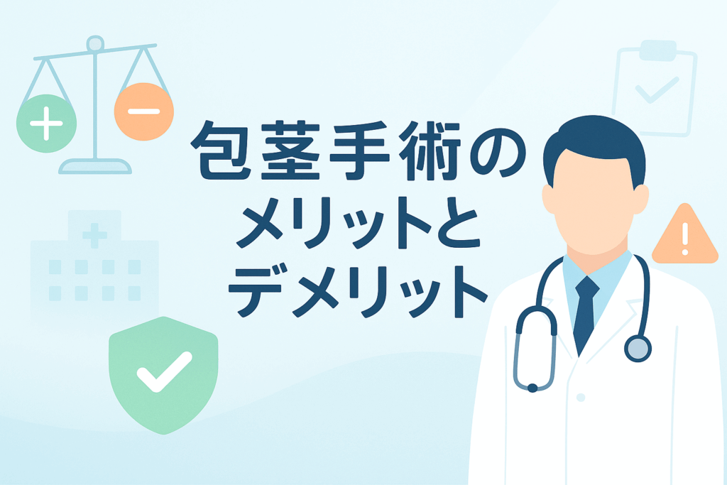 包茎手術のメリットとデメリット
