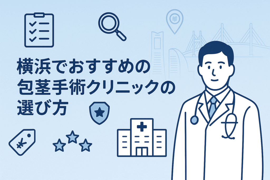 横浜でおすすめの包茎手術クリニックの選び方