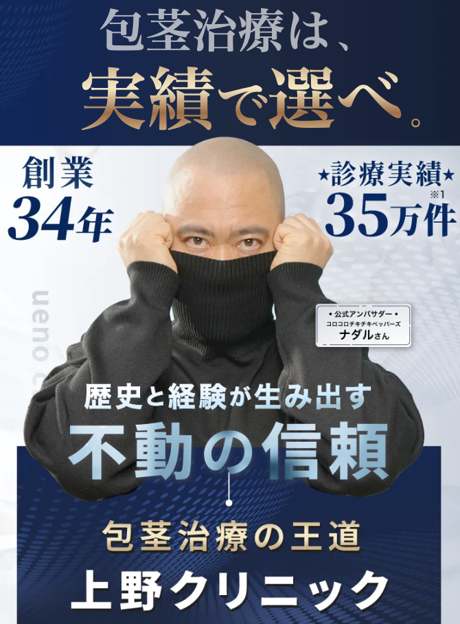 東京上野クリニックの包茎治療に関する画像